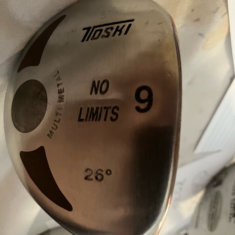 Bob Toski, No Limits 9 wood, multi metal, 21 degrees, steel shaft, right handed